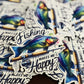 Fishing Makes Me Happy UV Printed Patch