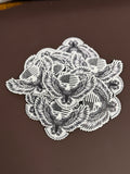 Eagle - Black & White UV Printed Patches