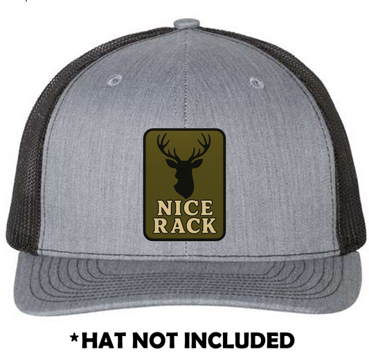 Nice Rack UV Printed Hat Patch