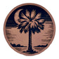 Palmetto Tree & Moon - Water leatherette Patch