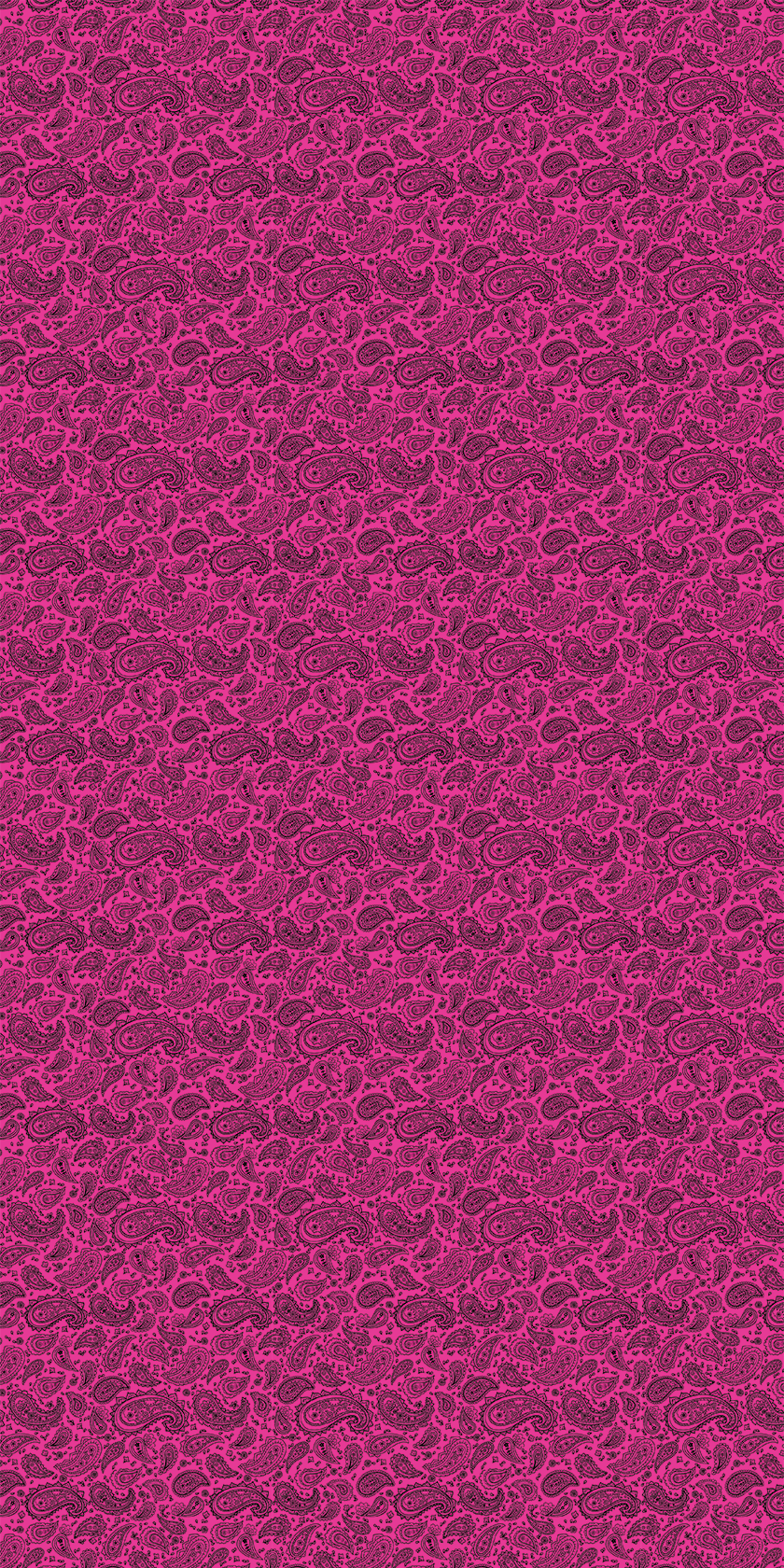 Pink Bandana Design - 12" x 24" Sheet