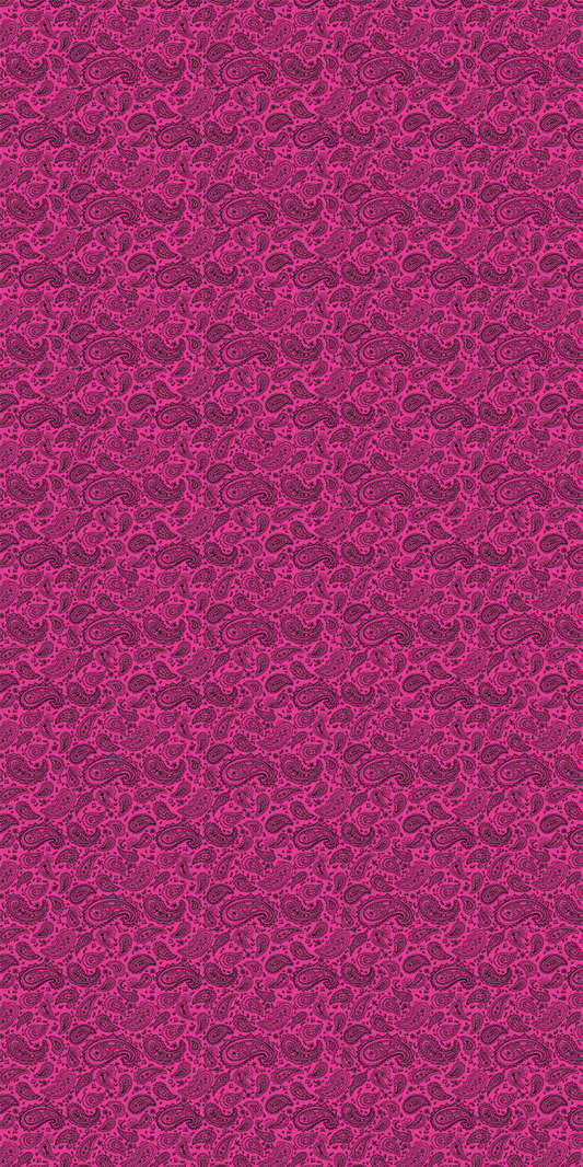 Pink Bandana Design - 12" x 24" Sheet