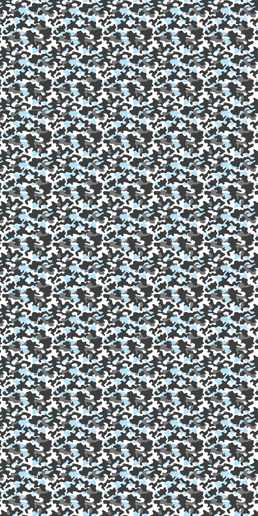 Snow Camo Design - 12" x 24" Sheet