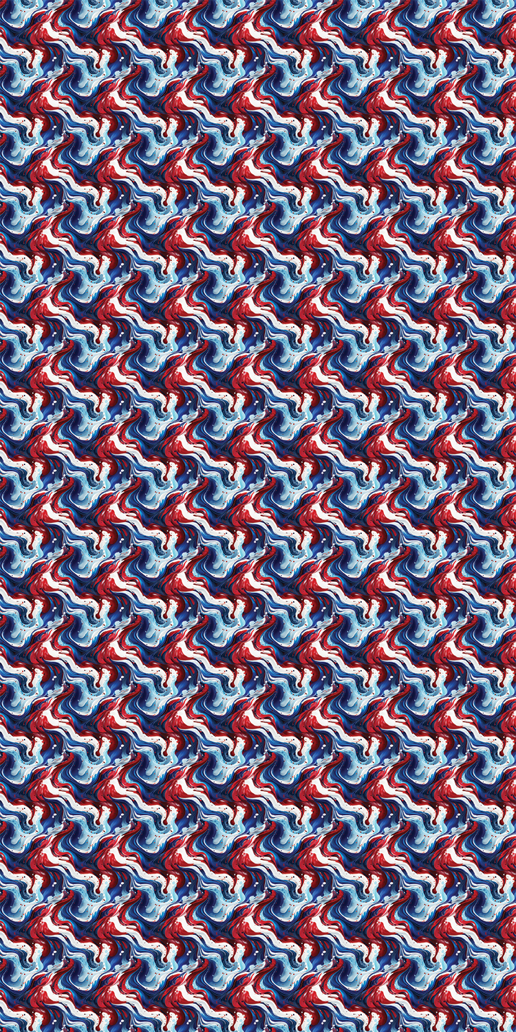 America Design 10 - 12" x 24" Sheet textured material pattern