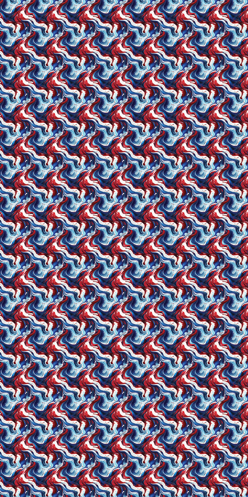 America Design 10 - 12" x 24" Sheet - Soda City Hat Co