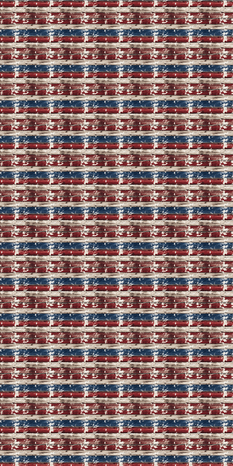 America Design 7 - 12" x 24" Sheet textured material pattern