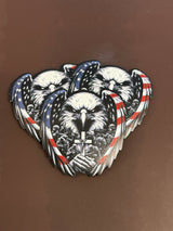 American Eagle, RWB, Cross, Soldiers UV Printed Patch - Soda City Hat Co