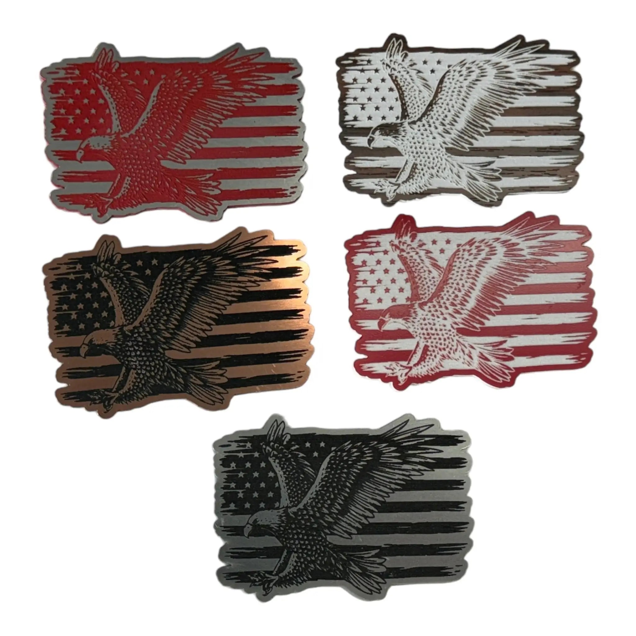 American Flag - Soaring Eagle Acrylic Patch - Custom Patches - Soda City Hat Co