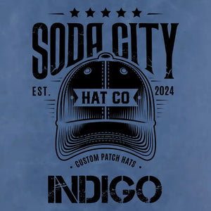 American Flag - Soaring Eagle leatherette Patch - Custom Patches - Soda City Hat Co