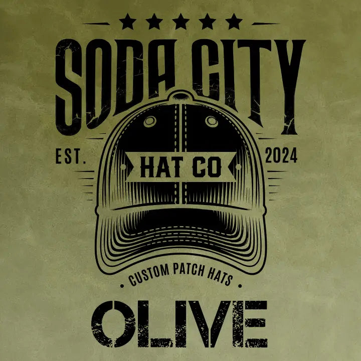 American Flag - Soaring Eagle leatherette Patch - Custom Patches - Soda City Hat Co