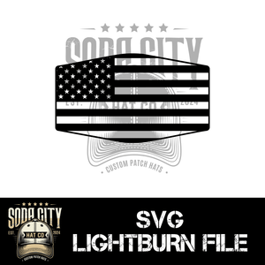 American Flag SVG - Soda City Hat Co