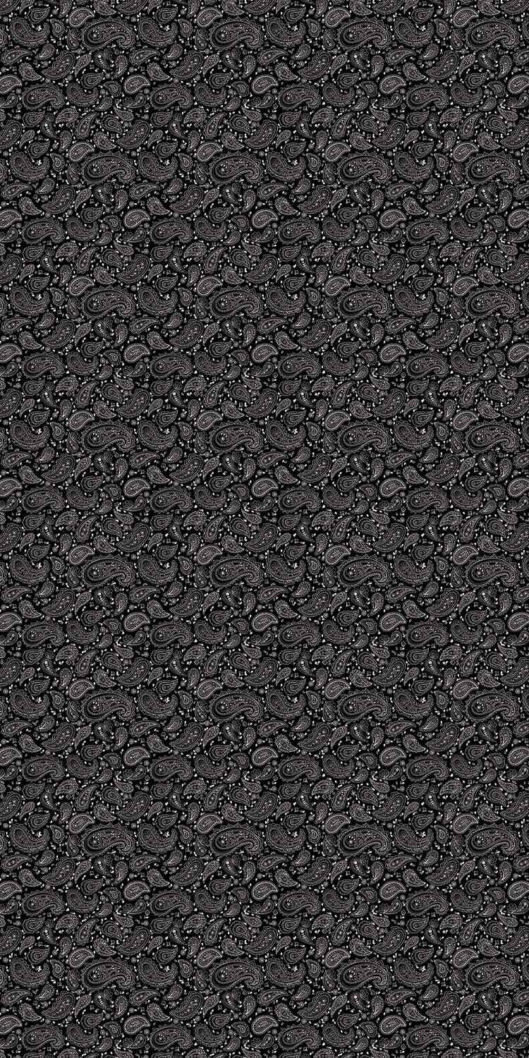 Black/White Bandana Design - 12" x 24" Sheet textured material pattern