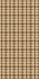 Brown Plaid Design - 12" x 24" Sheet - Soda City Hat Co