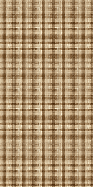 Brown Plaid Design - 12" x 24" Sheet - Soda City Hat Co
