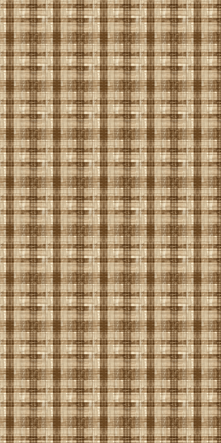 Brown Plaid Design - 12" x 24" Sheet textured material pattern