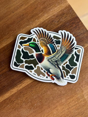 Camo Flying Mallard UV Printed Patches - Soda City Hat Co