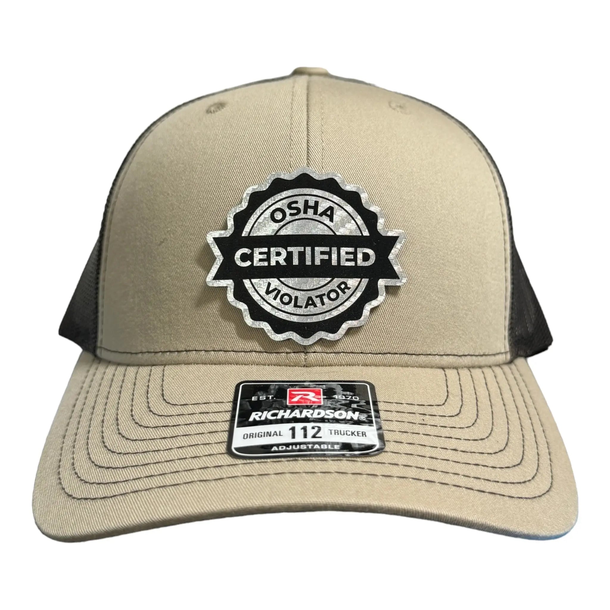 Certified OSHA Violator Acrylic Patch - Custom Patches - Soda City Hat Co