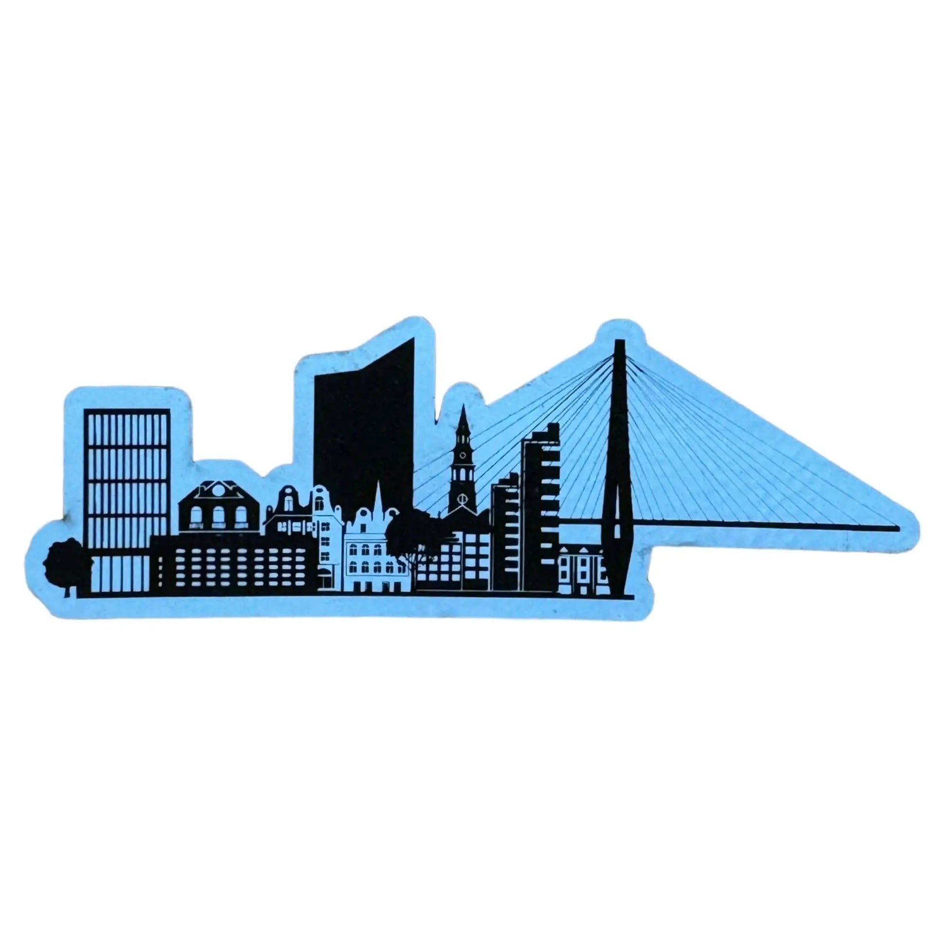 Charleston Skyline leatherette Patch - Custom Patches - Soda City Hat Co