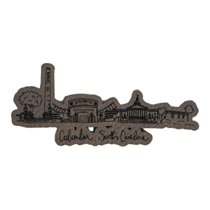 Columbia SC Skyline Acrylic Patch - Custom Patches - Soda City Hat Co