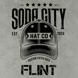 Columbia SC Skyline leatherette Patch - Custom Patches - Soda City Hat Co