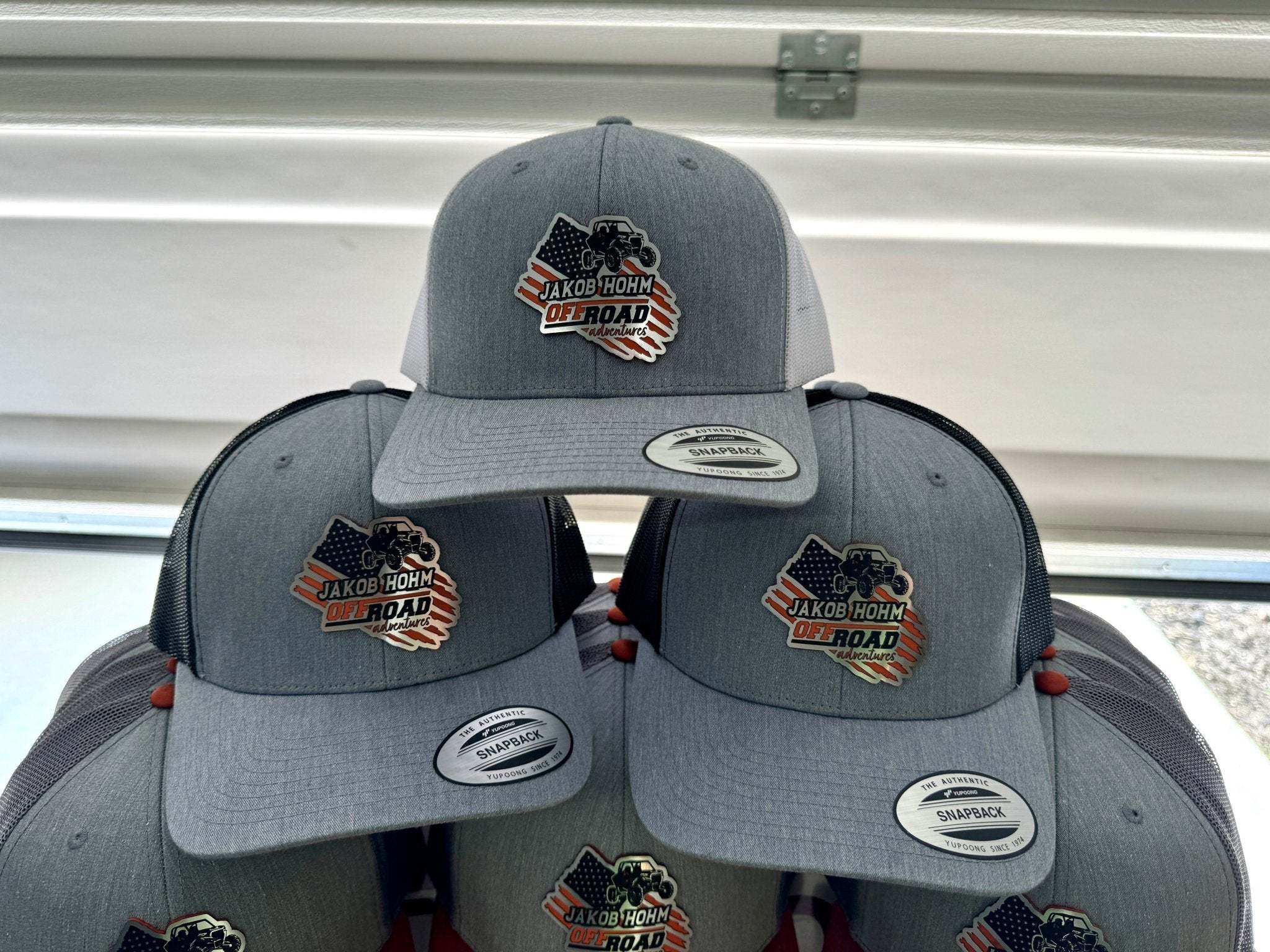 Custom Acrylic Patch Hat with Logo - Soda City Hat Co