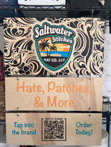 Custom Branded Hanging Display Sign – Full Color UV Printed - Soda City Hat Co