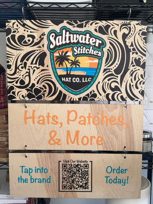 Custom Branded Hanging Display Sign – Full Color UV Printed - Soda City Hat Co