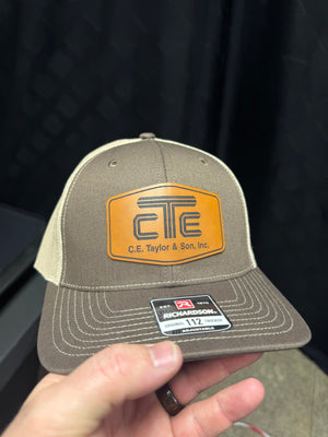 Custom Engraved Leatherette Patch Hat with Logo - Soda City Hat Co