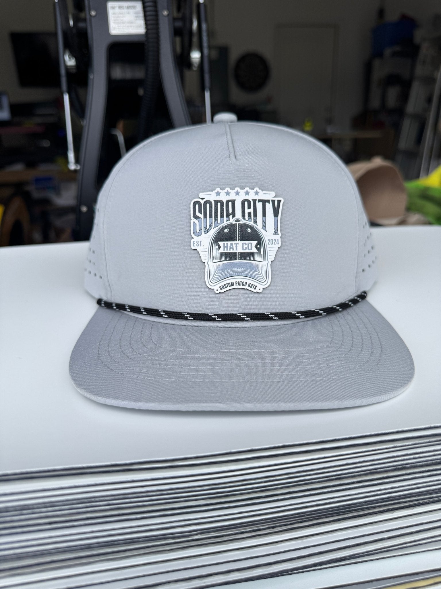 Custom Full Color Patch Hat (UV Printed) with Logo - Soda City Hat Co