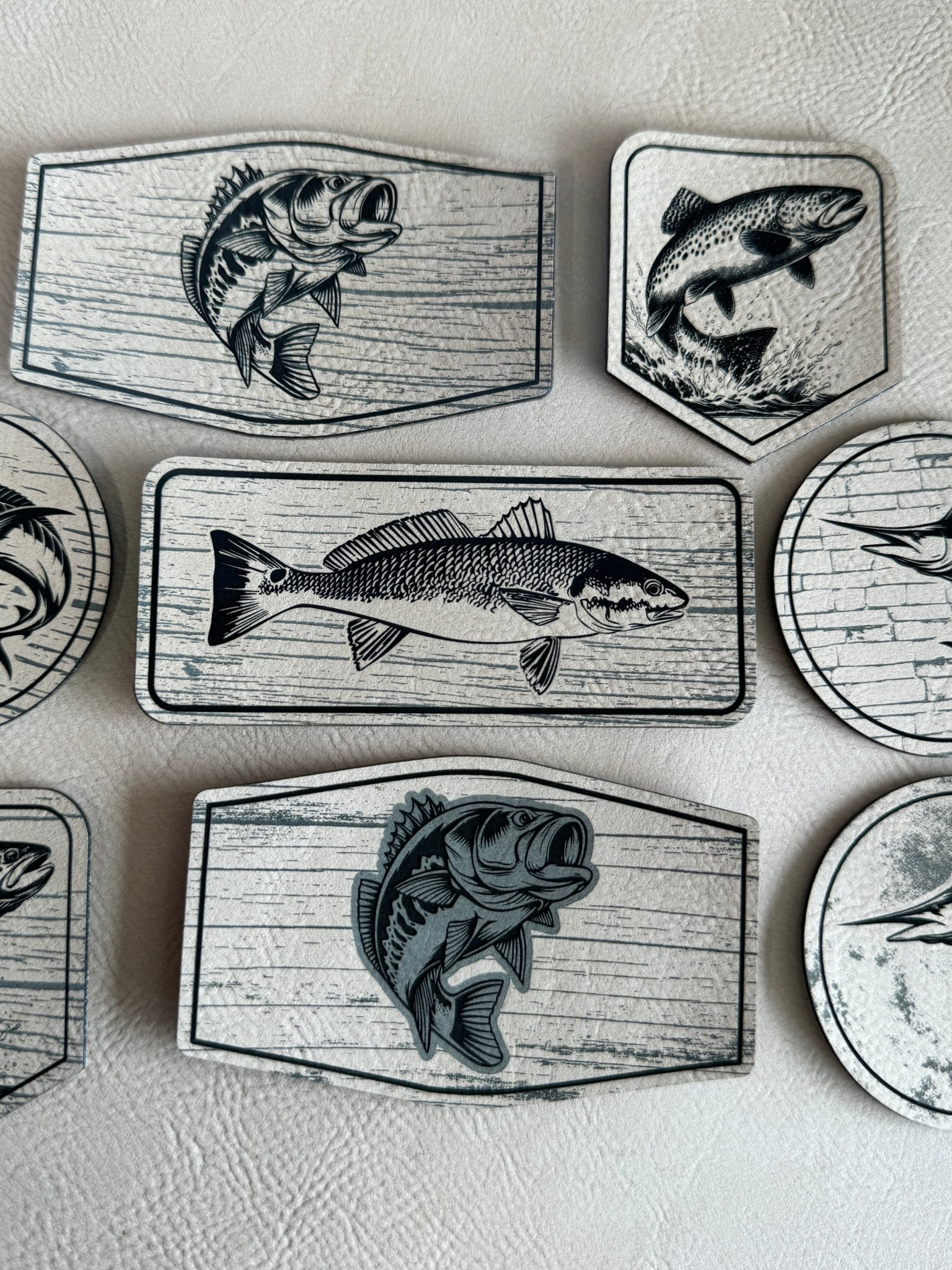 Custom Leatherette Patches - Custom Patches - Soda City Hat Co