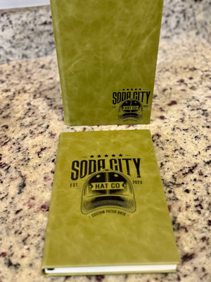 Custom Printed Leatherette Notebooks - Soda City Hat Co