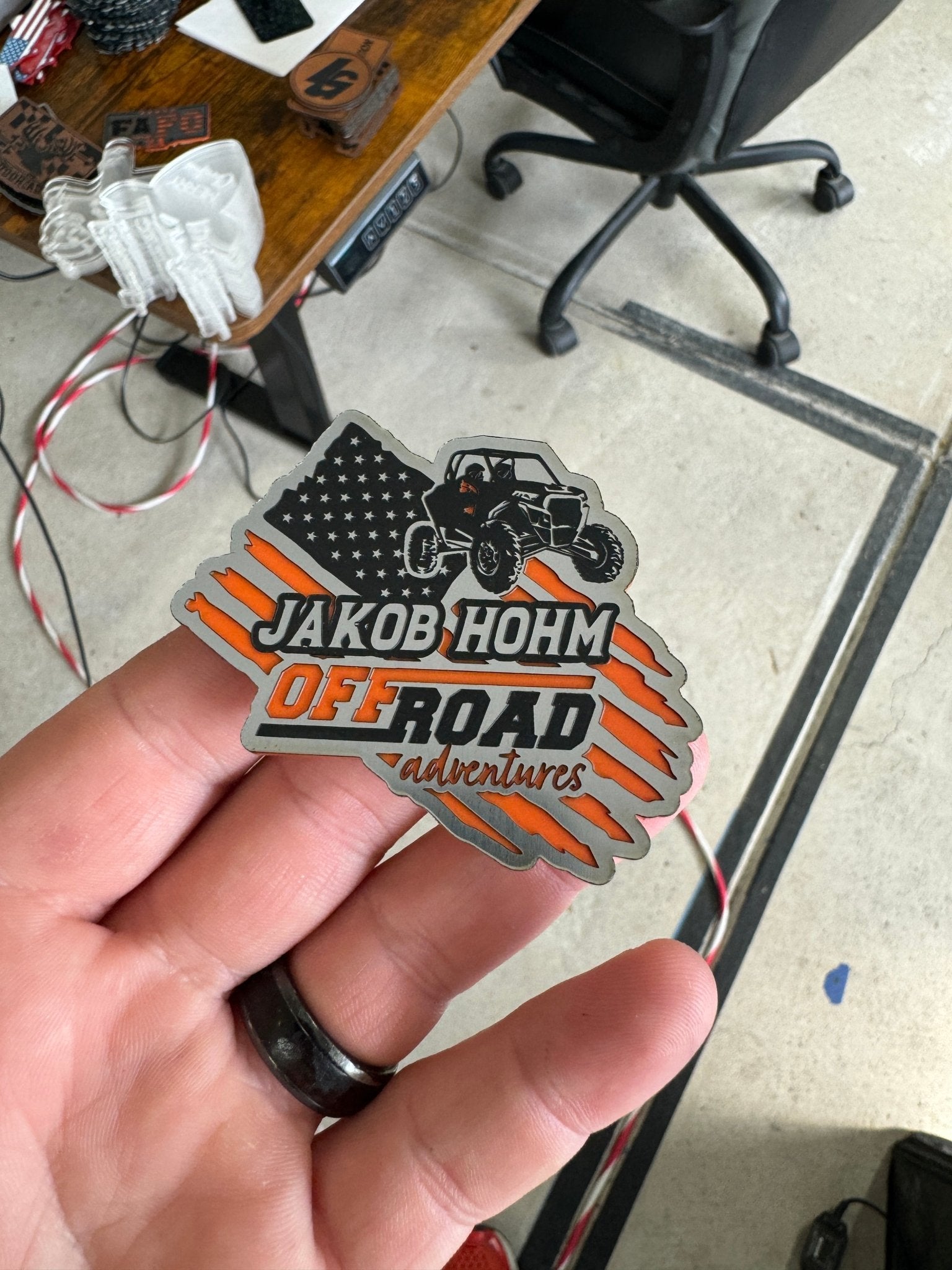 Custom Tri - Color Acrylic Patches - Custom Patches - Soda City Hat Co