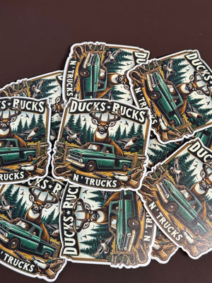 Ducks Bucks N Trucks UV Printed Patches - Soda City Hat Co