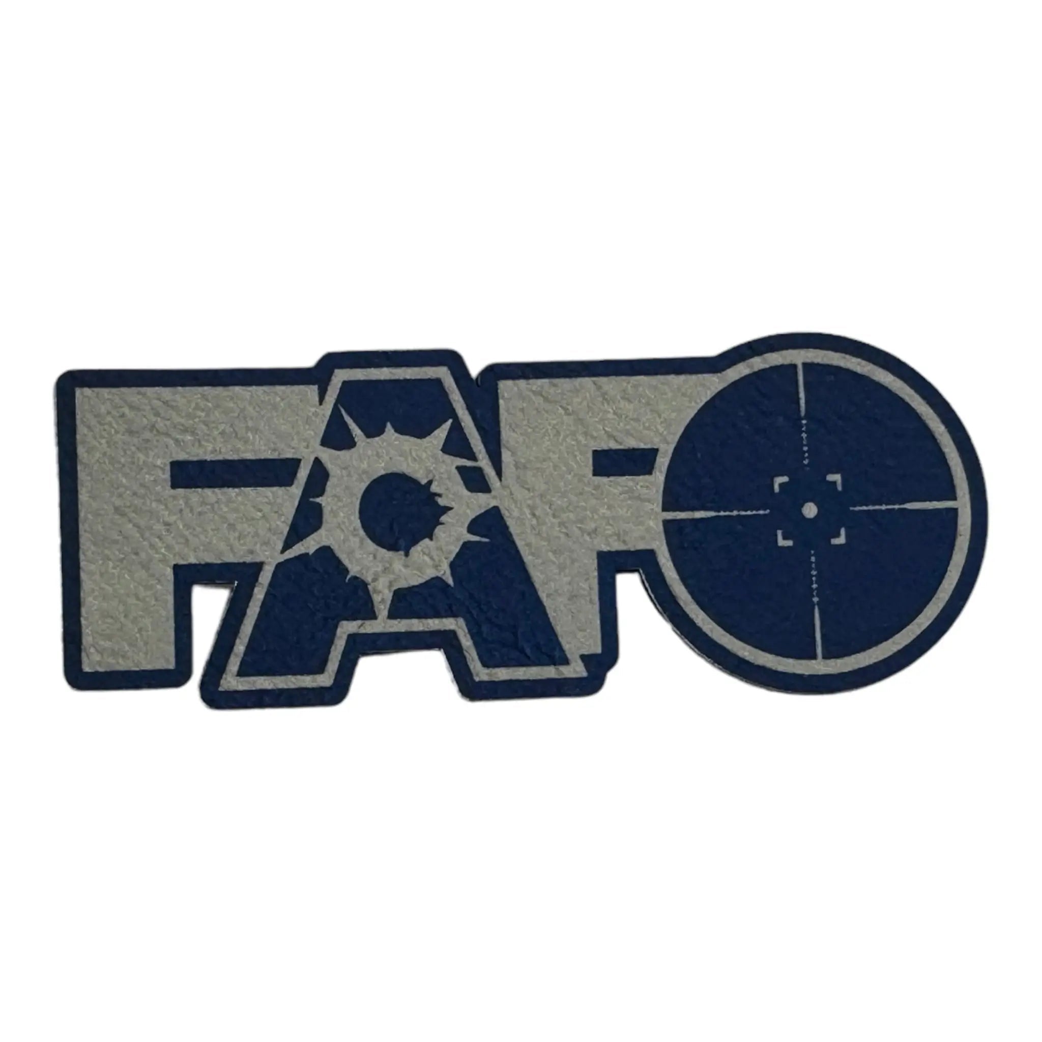 FAFO Acrylic Patch 2 - Custom Patches - Soda City Hat Co