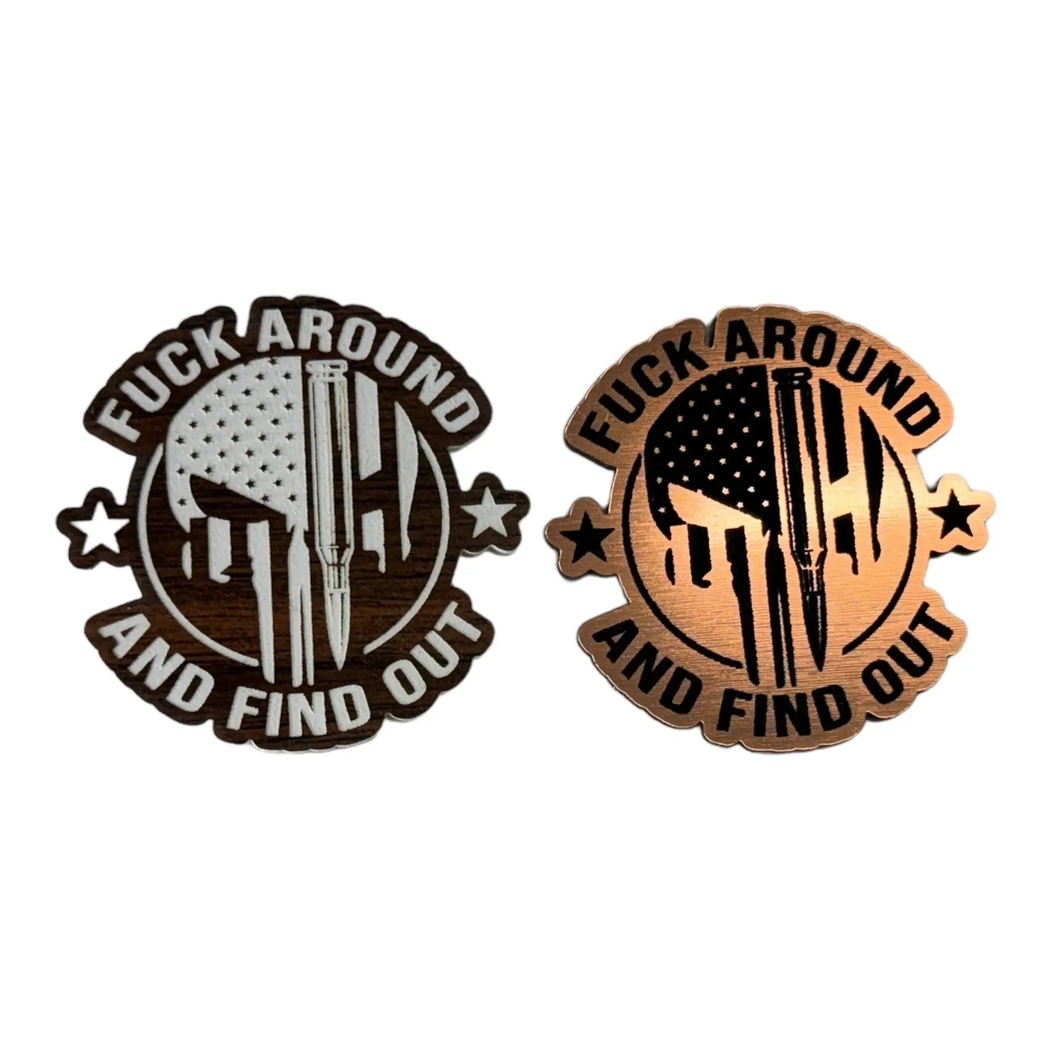 FAFO Acrylic Patch - Custom Patches - Soda City Hat Co