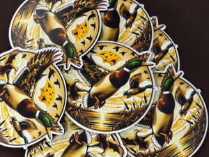 Flying Mallard UV Printed Patches - Soda City Hat Co