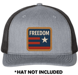 Freedom RWB UV Printed Hat Patch - Soda City Hat Co