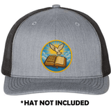 Holy Bible With Bird and Glowing UV Printed Hat Patch - Soda City Hat Co