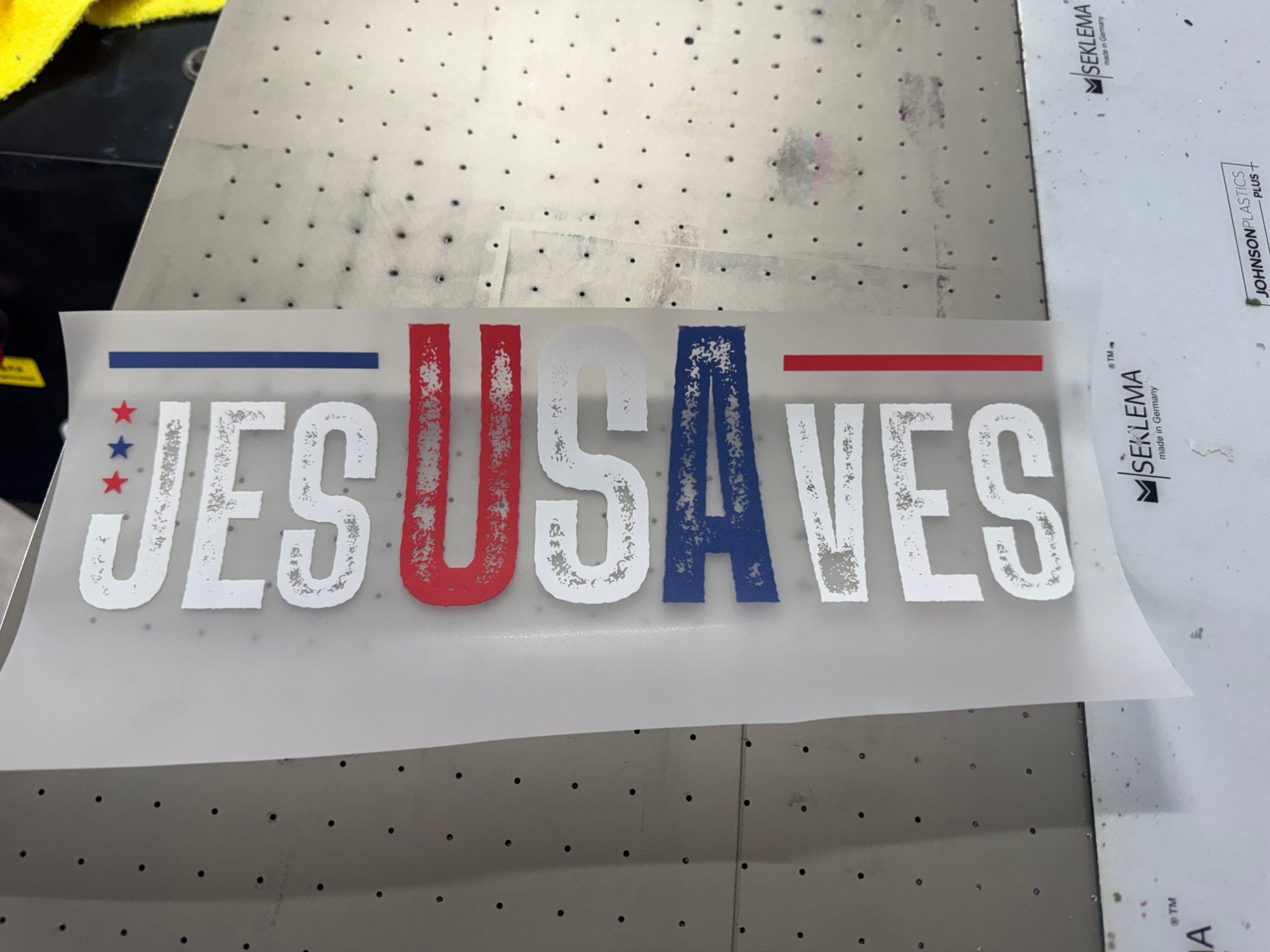 JesUSAves UV Printed Hat Patch - Soda City Hat Co