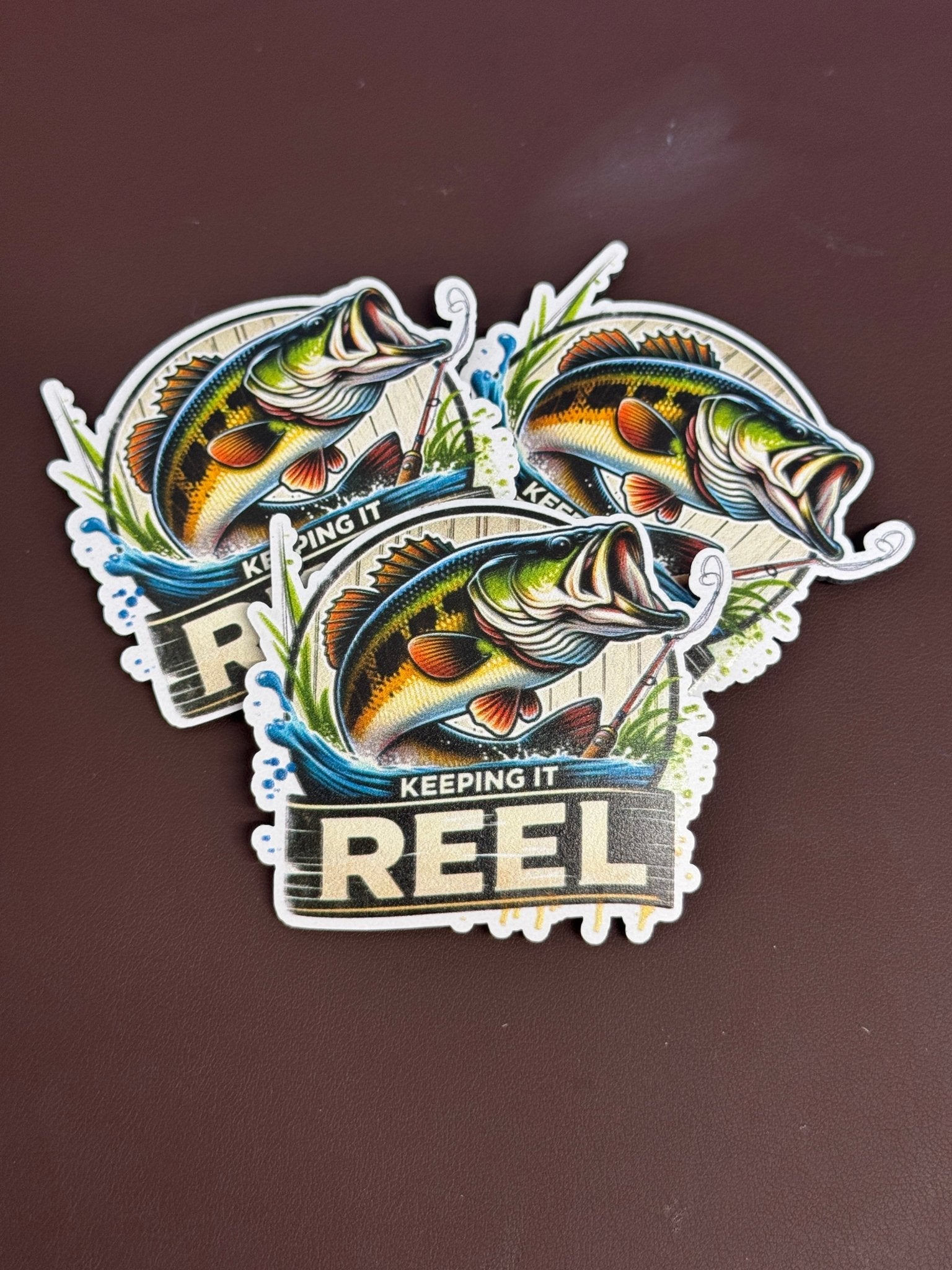 Keeping It Reel Fish UV Printed Patch - Soda City Hat Co
