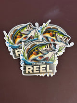 Keeping It Reel Fish UV Printed Patch - Soda City Hat Co