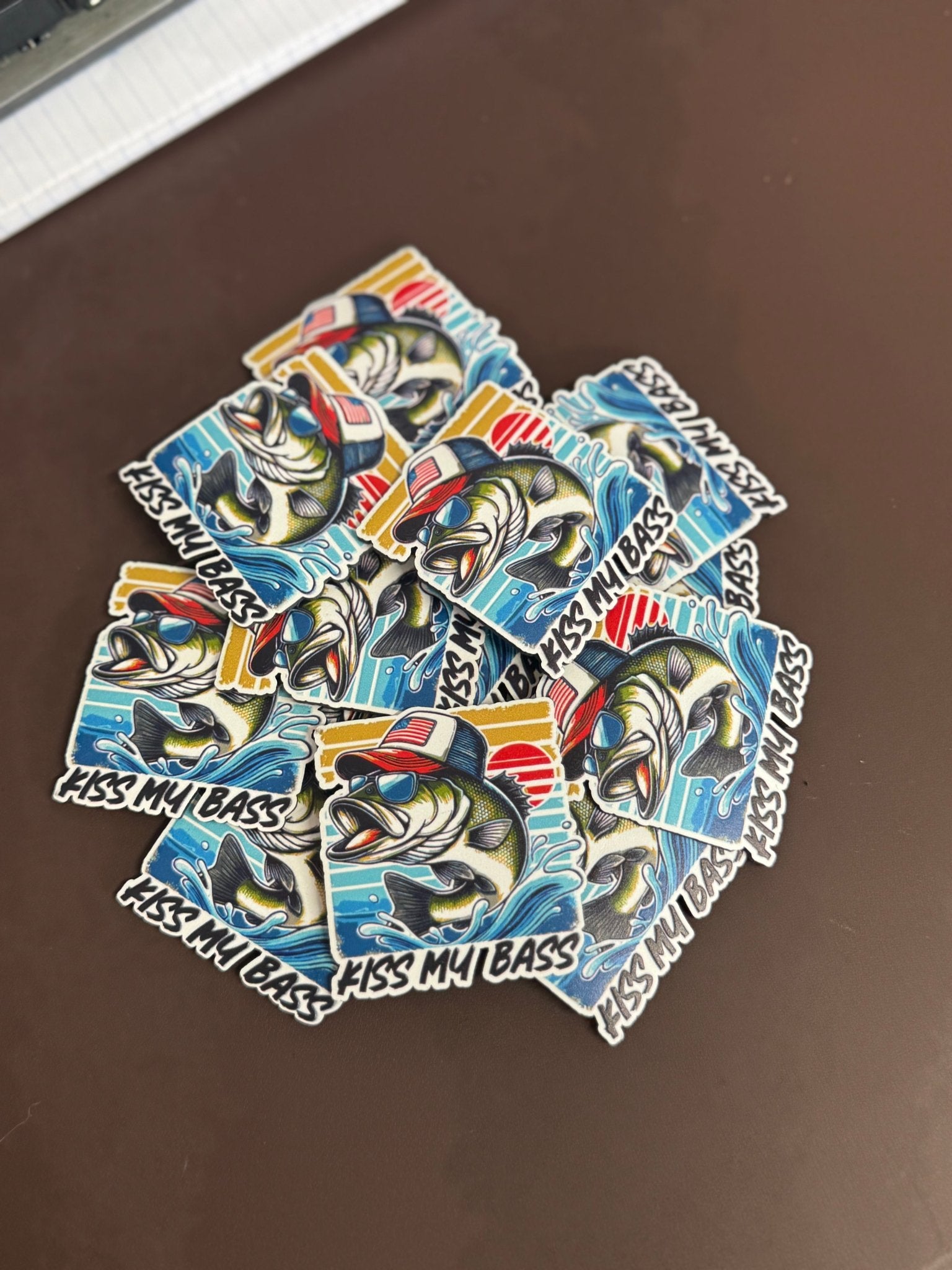 Kiss My Bass UV Printed Patches - Soda City Hat Co