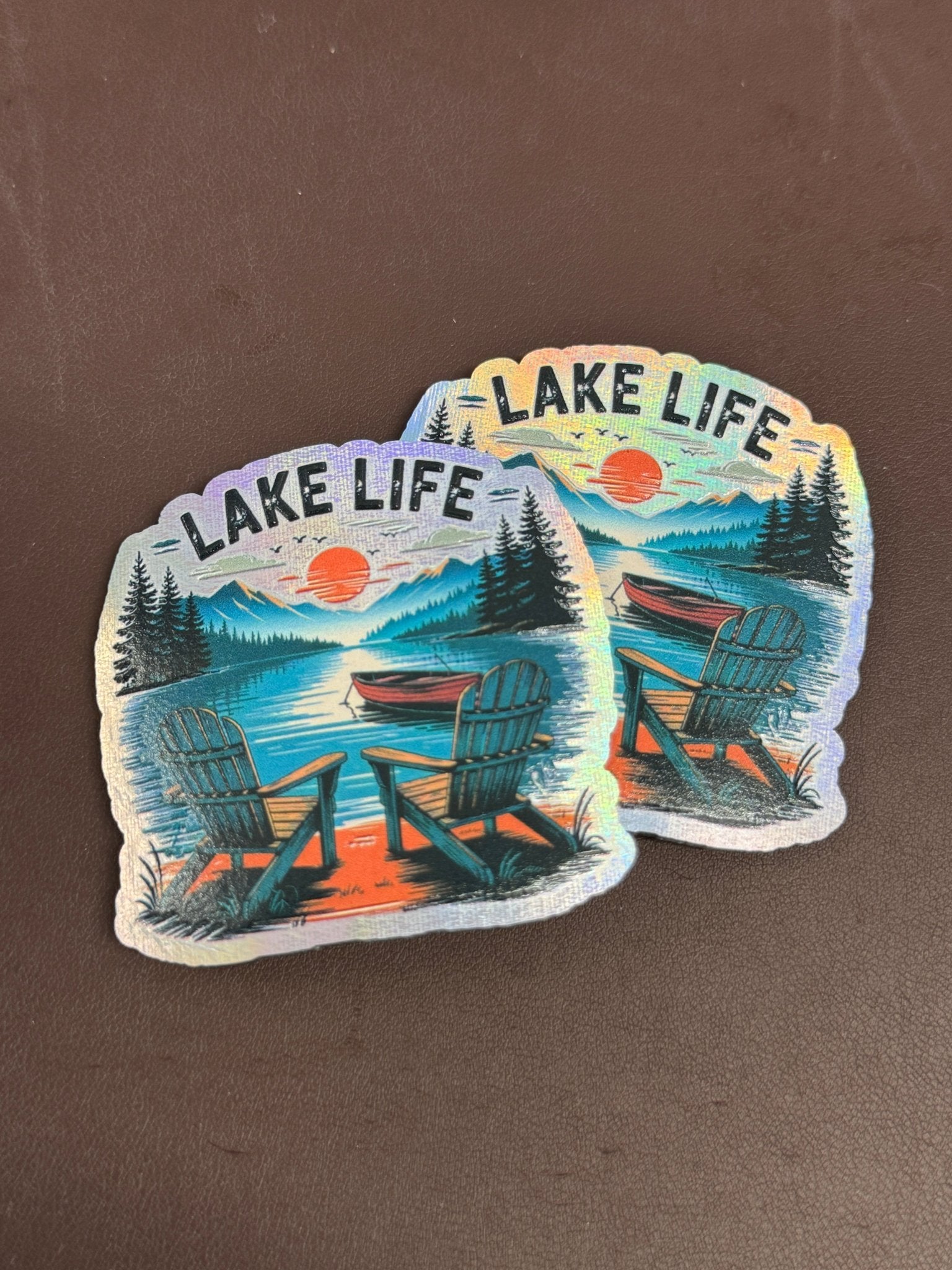 Lake Life - Sunset UV Printed Patches - Soda City Hat Co