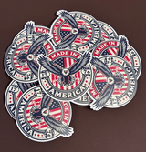 Made In America Eagle UV Printed Patches - Soda City Hat Co