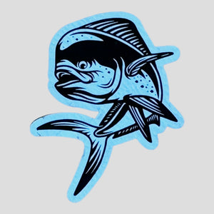 Mahi Fish Acrylic Patch - Custom Patches - Soda City Hat Co
