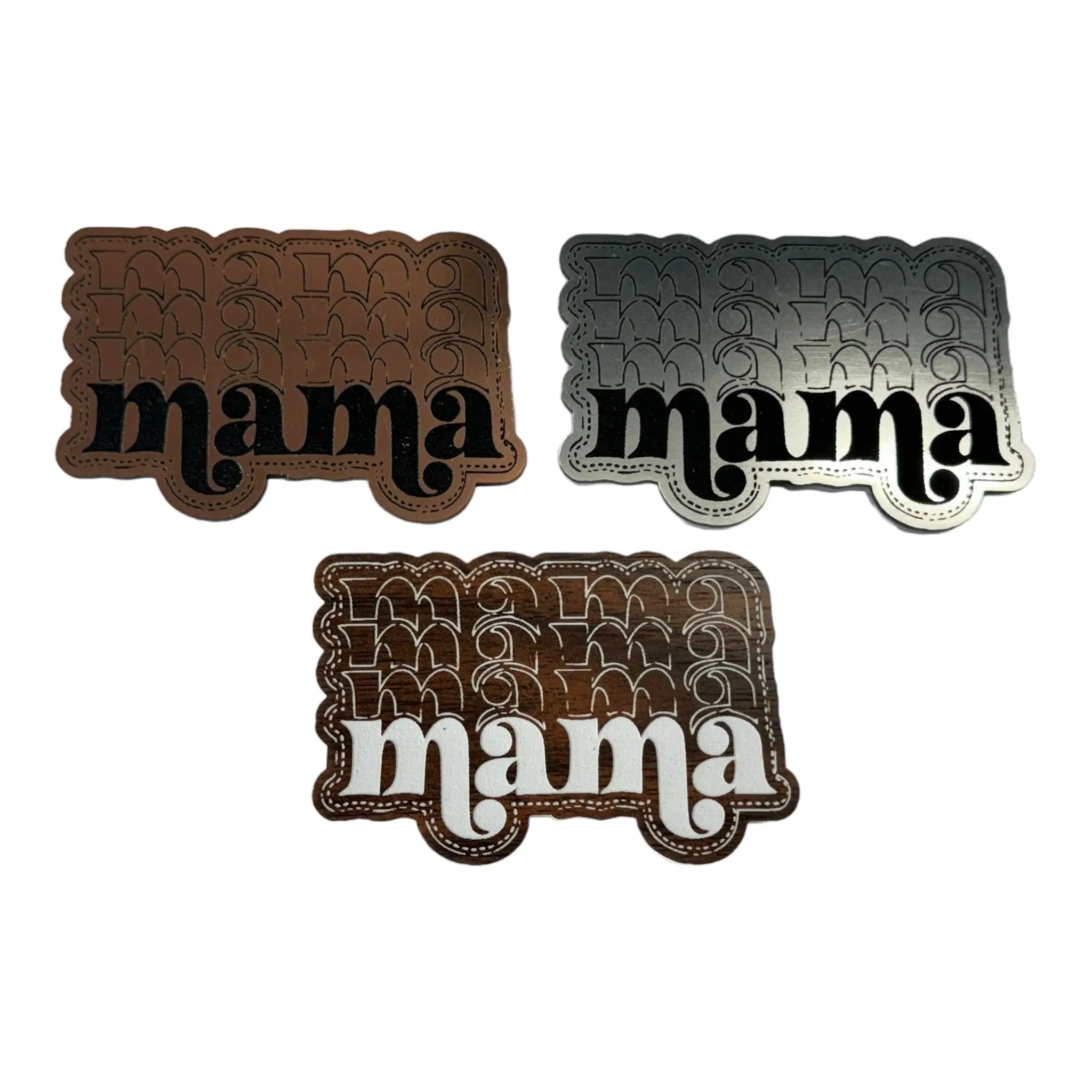 Mama leatherette Patch - Custom Patches - Soda City Hat Co