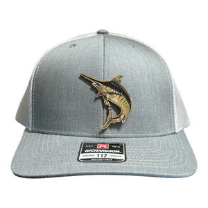 Marlin Fish Acrylic Patch - Custom Patches - Soda City Hat Co