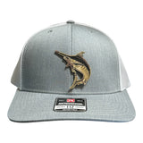 Marlin Fish leatherette Patch - Custom Patches - Soda City Hat Co