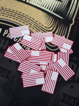 Mini American Flag - Side Hat Patch - Custom Patches - Soda City Hat Co