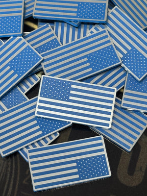 Mini American Flag - Side Hat Patch - Custom Patches - Soda City Hat Co